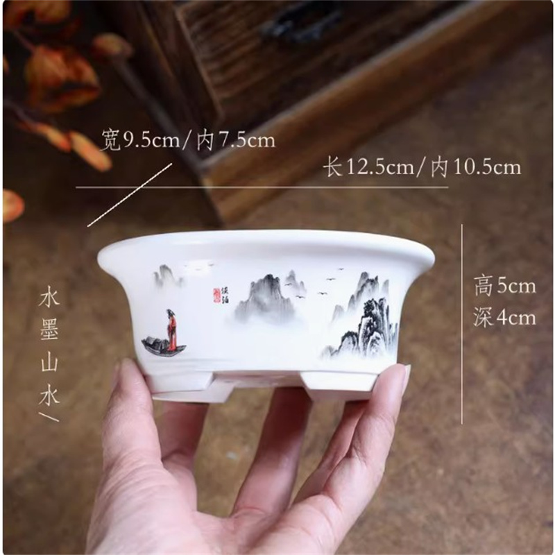 وعاء بونساي بيضاوي أبيض من الب - مراجعة Bonsai Repotting Mat وسعره