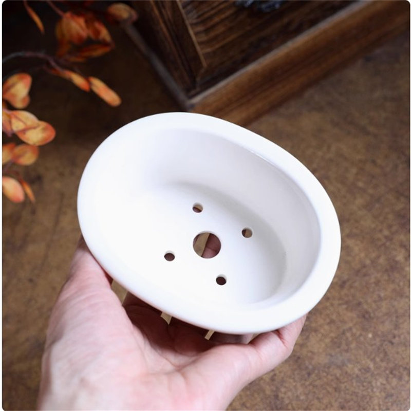 وعاء بونساي بيضاوي أبيض من الب - مراجعة Bonsai Repotting Mat وسعره